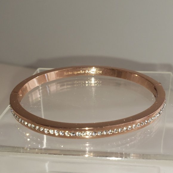 Kate  Spade "Ring It Up" Hinged Pave Bangle - Picture 6 of 8